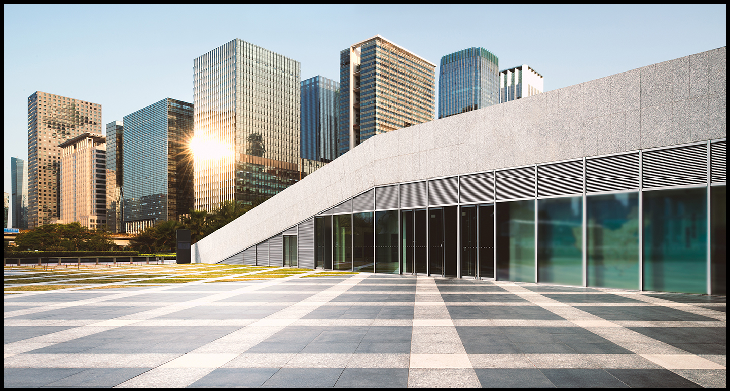 Commercial building cleaning service